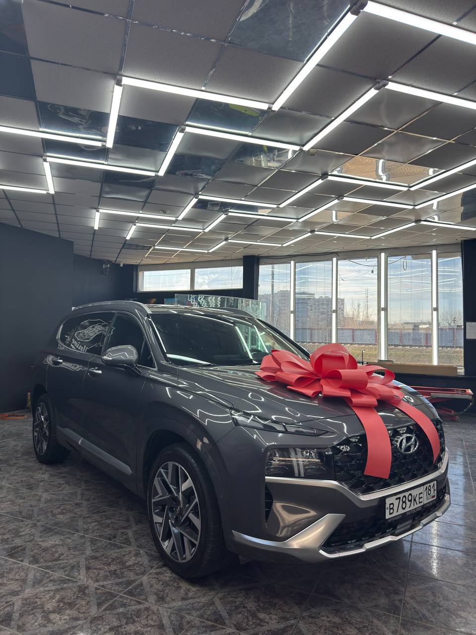 Привезли автомобиль Hyundai Santa Fe