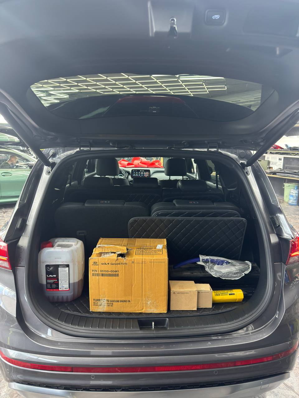 Привезли автомобиль Hyundai Santa Fe