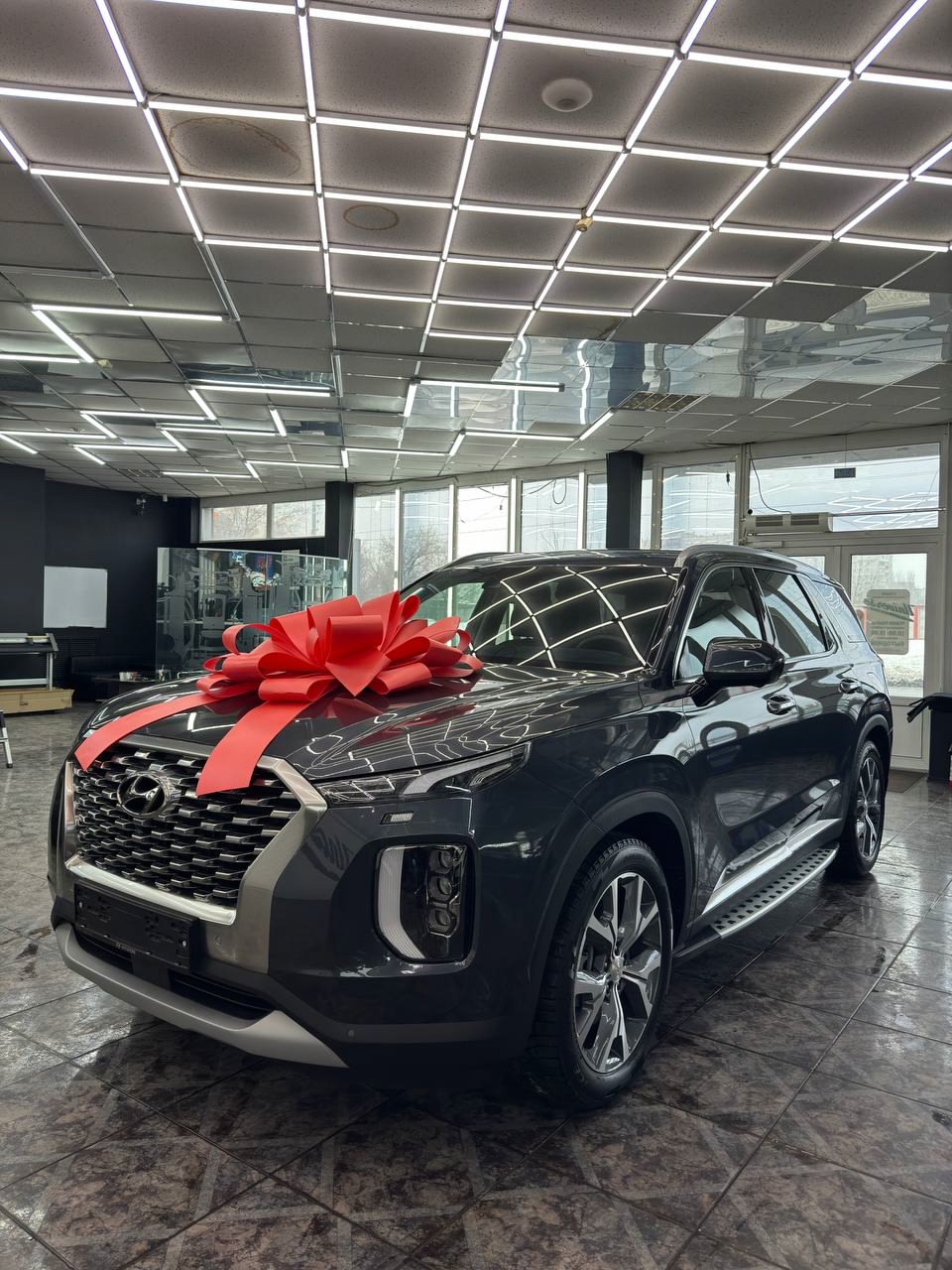 Привезли автомобиль Hyundai Palisade