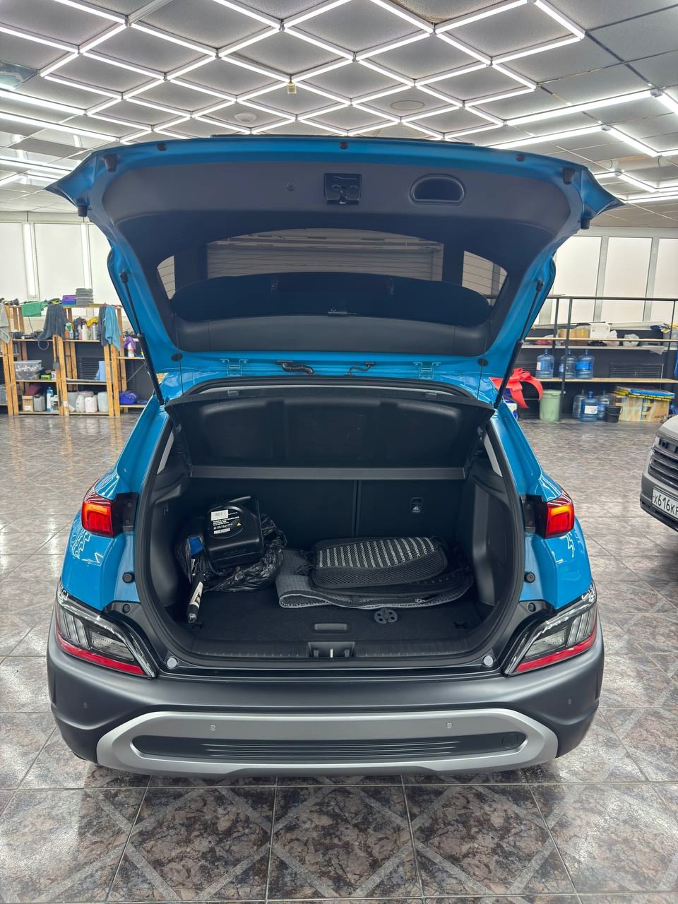 Привезли автомобиль Hyundai Kona
