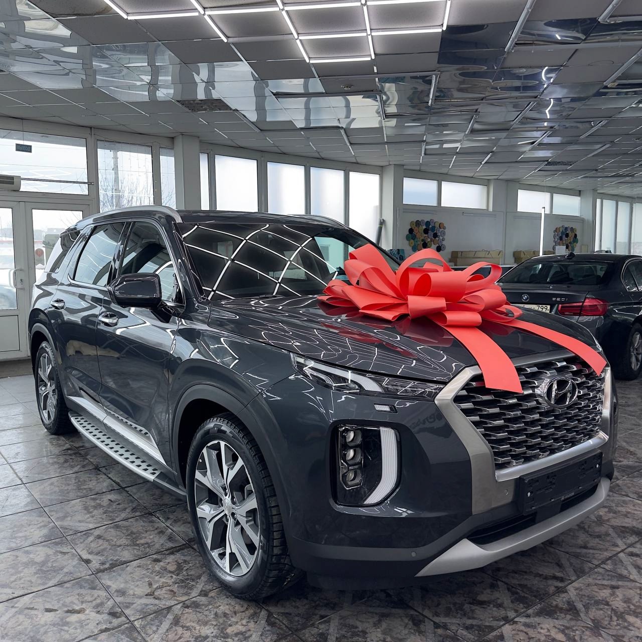Привезли автомобиль Hyundai Palisade