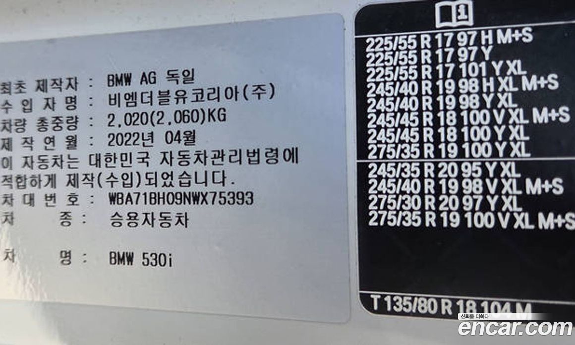 BMW 5-Series i530 M Sport Package